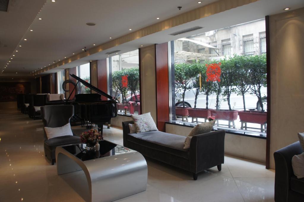 Shanghai Baron Business Bund Hotel Værelse billede